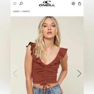 Brand new O’Neil Martie top, color cinnamon, size M